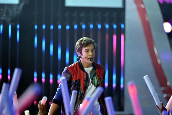 Austin Mahone se lució en la noche de Premios Juventud