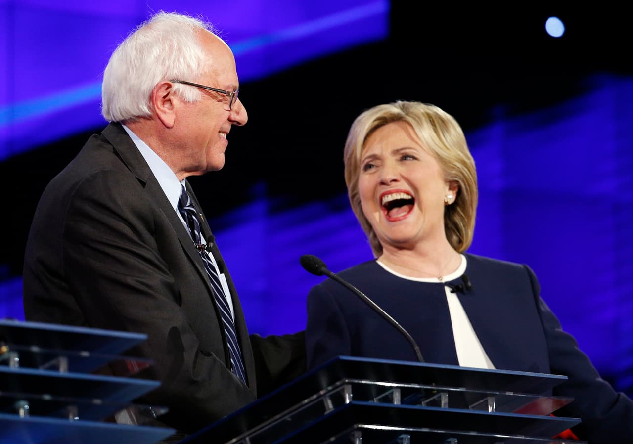 Encuesta post-debate: suben Clinton y Sanders; cae Biden