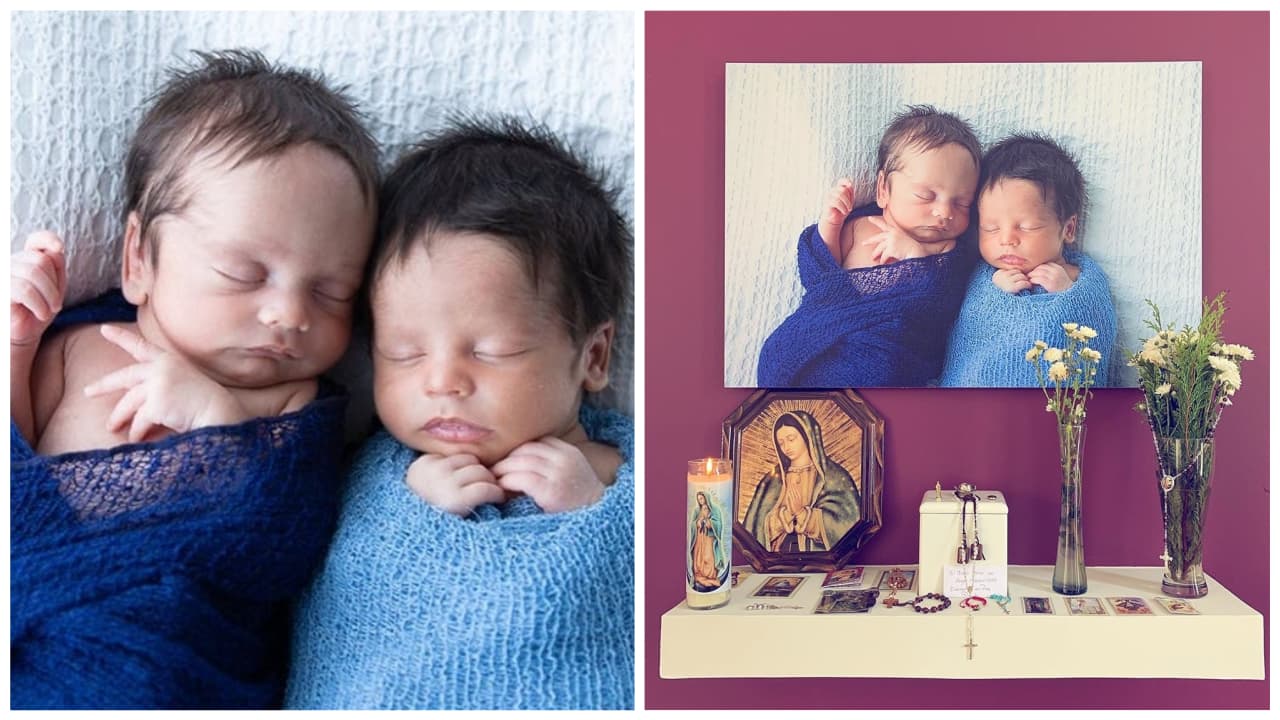 El 11 de junio pasado el actor publicó algunas imágenes de la 
<a href="https://www.instagram.com/p/Byl5LOPBmwA/" target="_blank">sesión fotográfica</a> que tuvieron Dante y Tadeo a los pocos días de haber nacido, una de ellas aparece ahora como fotografía principal del altar.