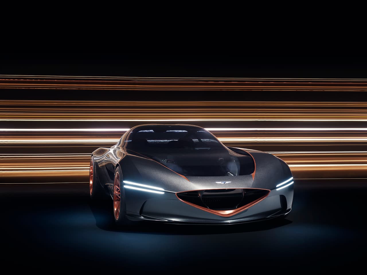 El Genesis Essentia Concept cuenta con
<b> un sensor integrado en el poste B </b>para control de huellas dactilares y reconocimiento facial para abrir y cerrar la unidad.