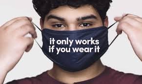 Solo funciona si traes puesta la mascarilla