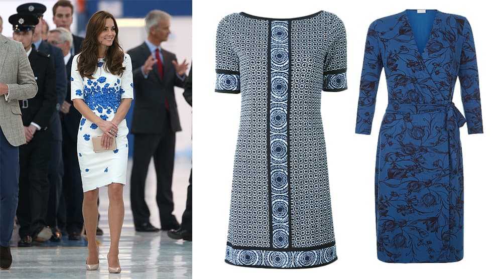 Los estampados florales sobrevivirán para el otoño, busca unos con estampados solo en el centro en vestidos de corte tipo lápiz parecidos a ese que usó Kate en su visita a Luton. 
<br>
<b>LOOK 3 </b>
<br>En elastano, $169.69, Michael Kors en 
<a href="http://farfetch.com/" target="_blank">farfetch.com</a>
<br>En viscosa, $185 en 
<a href="http://hobbs.com/" target="_blank">hobbs.com</a>
<br>