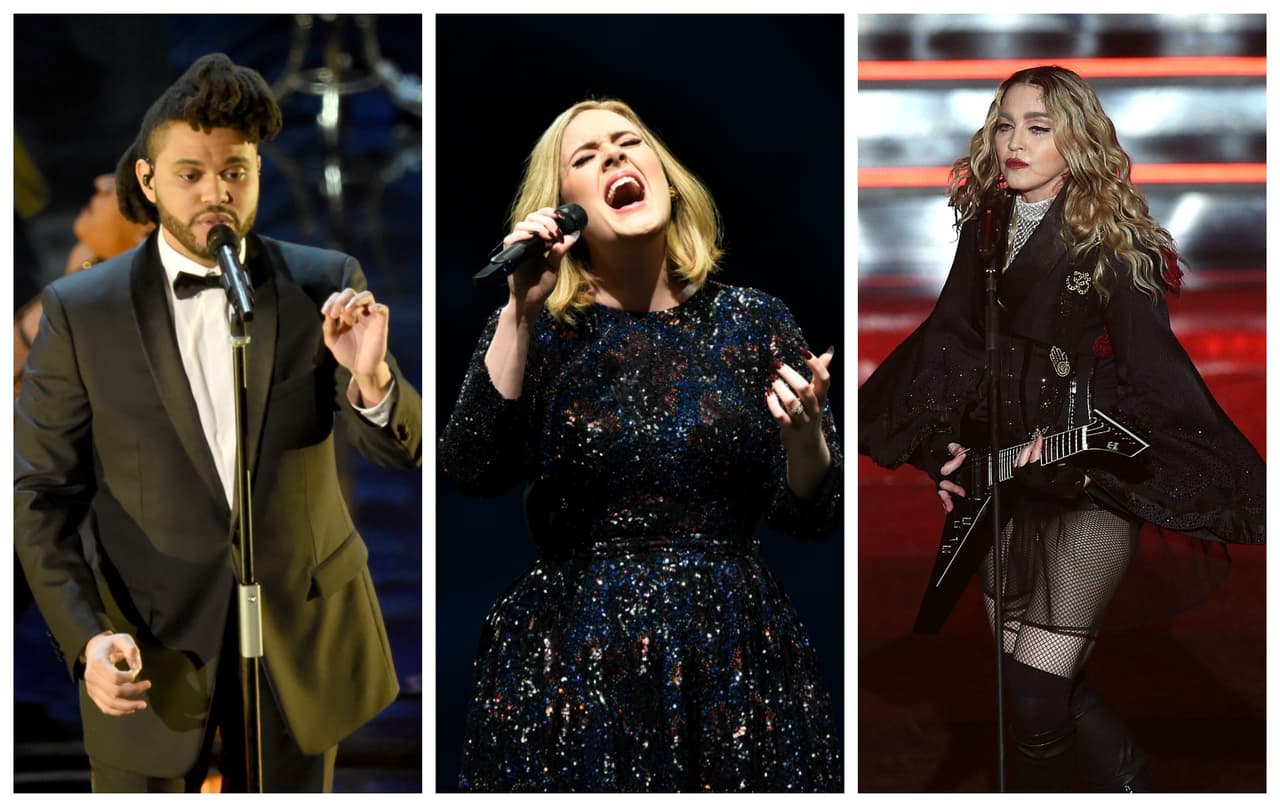 Adele, Madonna y otros, reinarán en Los Billboard 