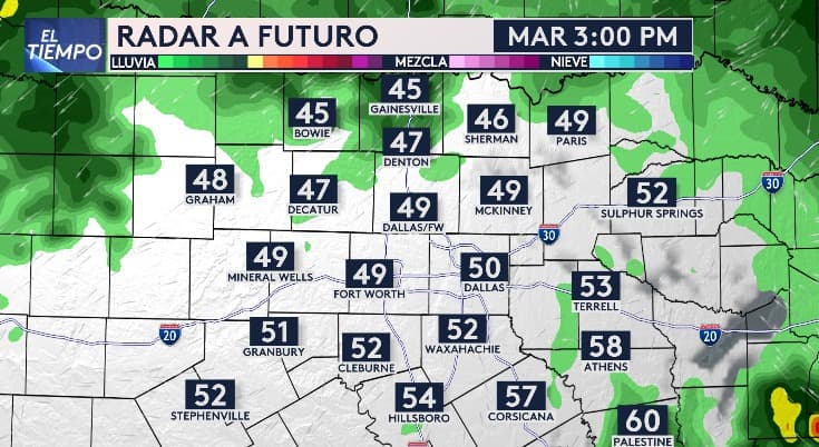 Alrededor de las 3 de la tarde,
<b>se pronostica el cese de las lluvias</b>; no obstante, las condiciones nubosas persistirán.