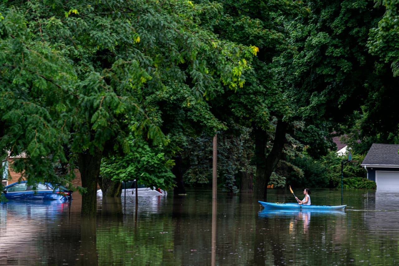 Wisconsin enfrenta inundaciones tras la acumulación de hasta 14 pulgadas de lluvia