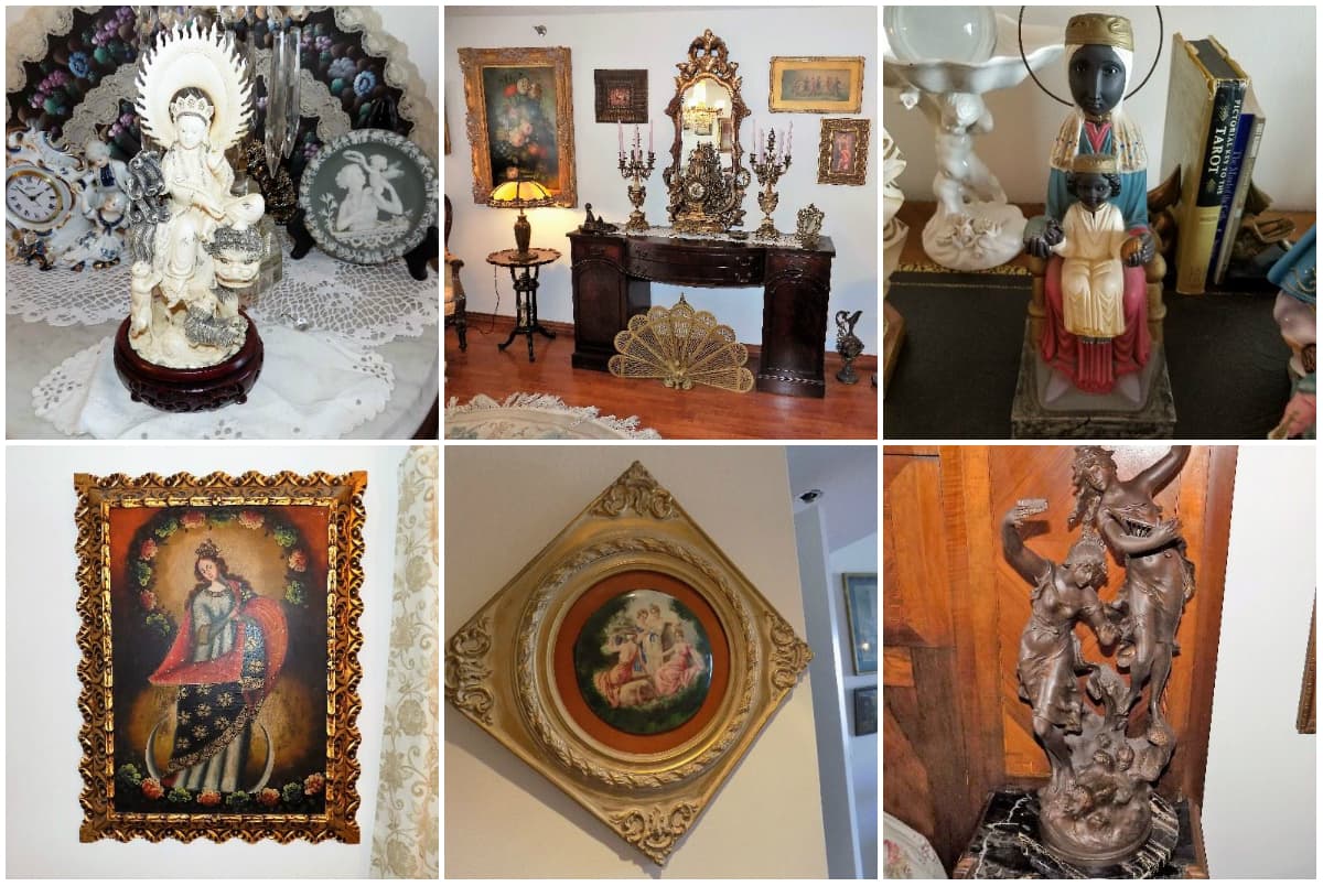 Además de los muebles, estarán a la venta candelabros, esculturas chinas, óleos autografiados, un reloj italiano, espejos, objetos de cristal y porcelana, así como un juego de comedor, entre otros.