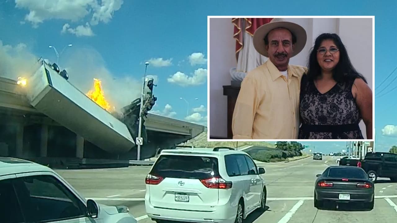 “Era un gran conductor”: esposa de chofer hispano que murió al estallar su tráiler