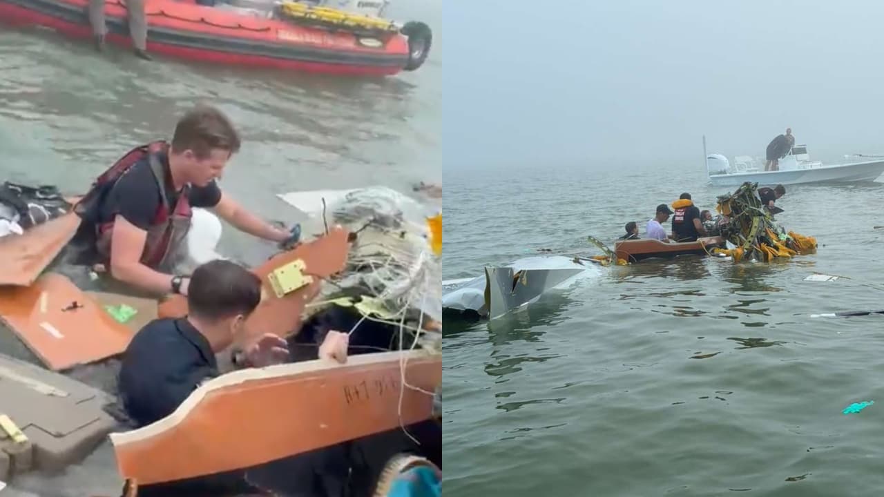 Revelan el estado de salud de las dos sobrevivientes del accidente aéreo en la bahía de Galveston, Texas