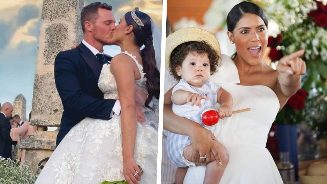 Como un cuento de hadas, así fue la boda de Francisca y Francesco (Gennaro robó miradas)