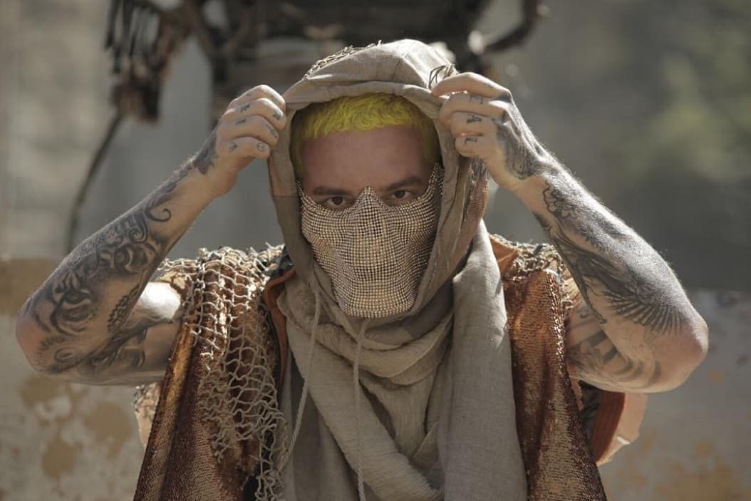 Colomiban reggaeton artist J Balvin appears in a scene from his latest music video for 
<i>'Machika.'</i>