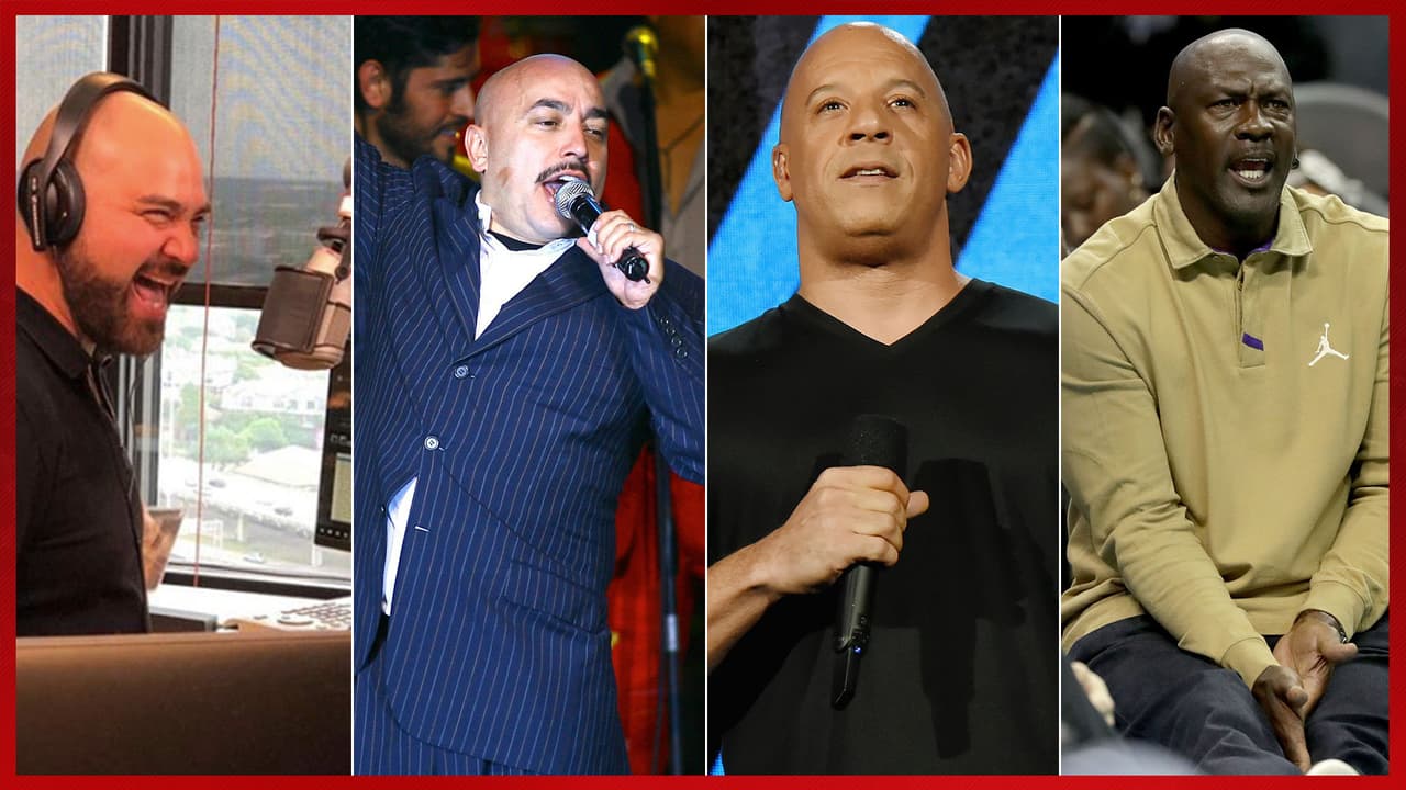 Así lucían estos ‘pelones’  famosos cuando todavía no eran completamente calvos