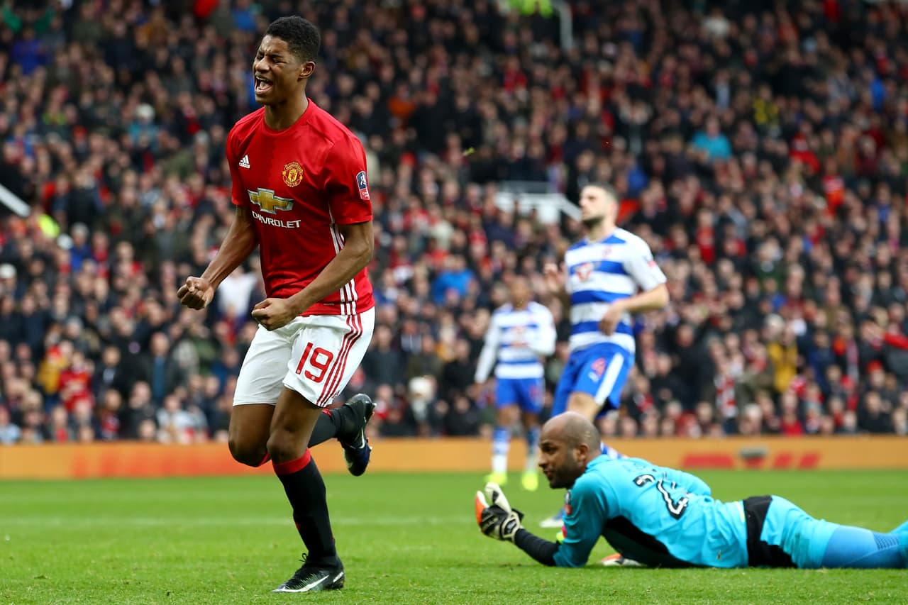 4. Marcus Rashford (19 años) - Delantero - Manchester United