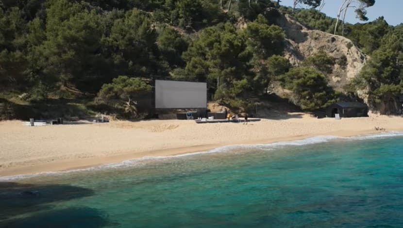 Playa en Lanzarote que aparece en 'Bienvenidos a Edén'