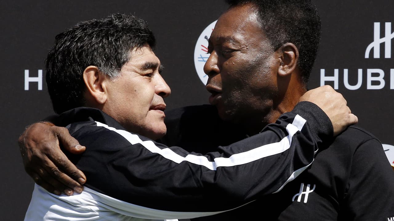 Pelé recuerda a Maradona: "Un año sin Diego, amigos para siempre"