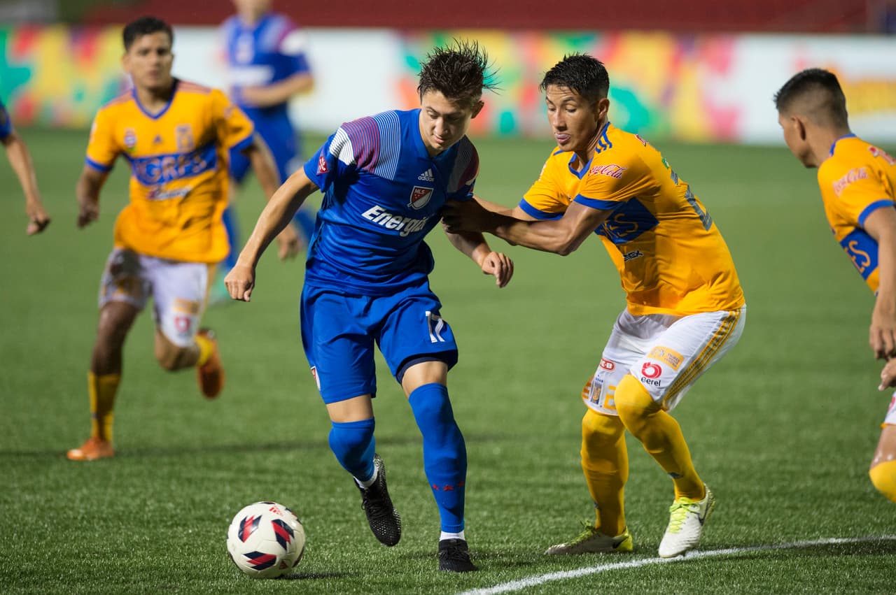 Bajo una lluvia incesante, los Canteranos de MLS y el equipo Sub-20 de Tigres UANL igualaron 1-1
