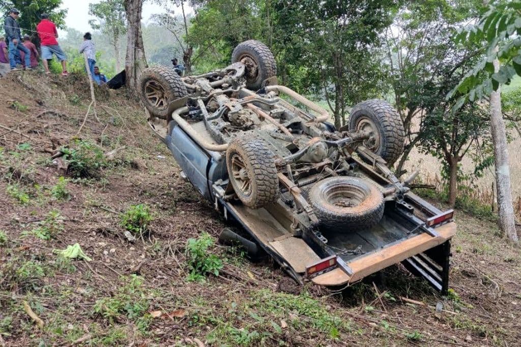 Cuatro migrantes venezolanos muertos y 17 heridos en accidente en Honduras cuando viajaban camino a EEUU