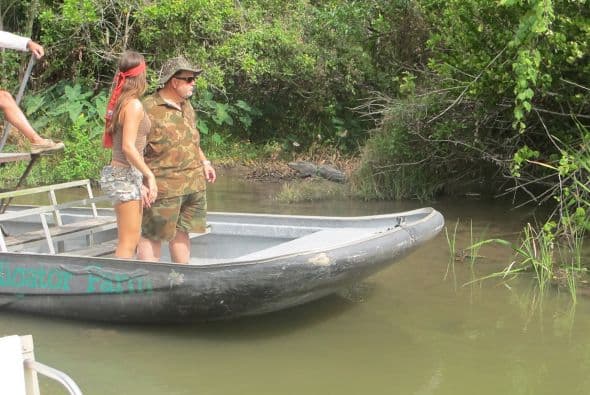 Poco a poco se fueron acercando a esta granja, localizada cerca del Parque Nacional Everglades.