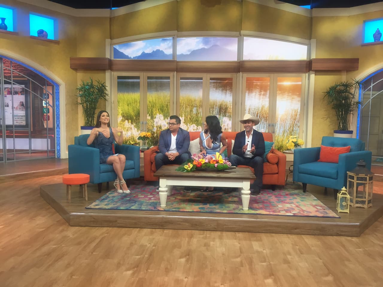 Ana Patricia estaba impresionada con las habilidades que tienen en las artes ecuestres.