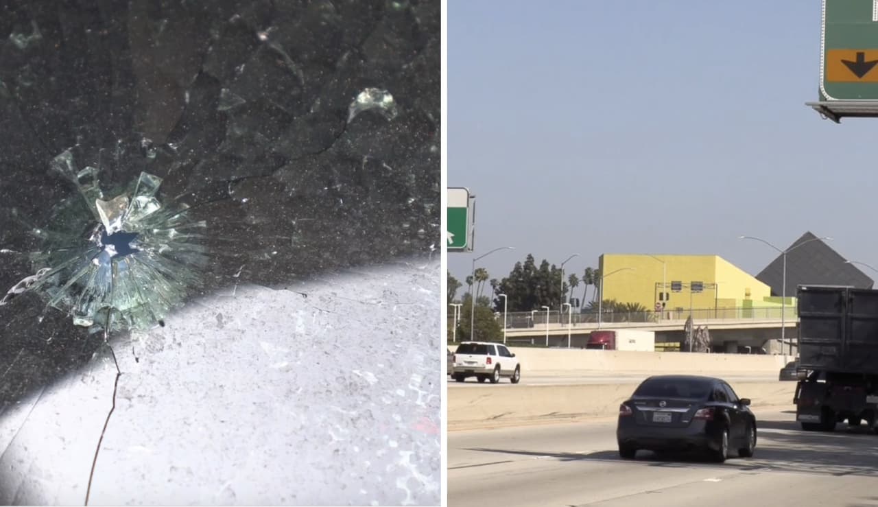 Nuevo ataque con arma de balines dejó un carro con serios daños captados en video