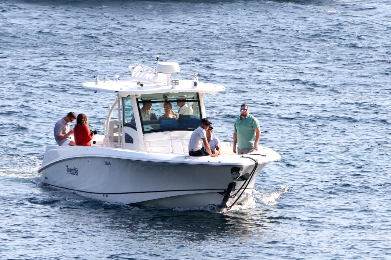 JLO y Alex Rodríguez compartieron durante toda la semana en Nápoles. Estuvieron principalmente a bordo de botes a motor.