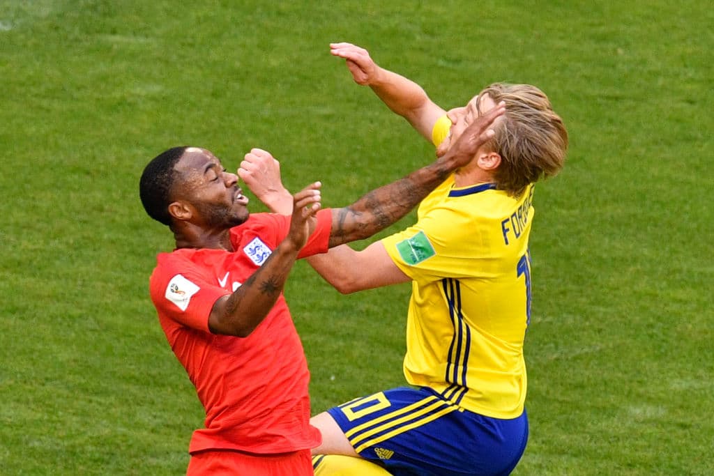 Inglaterra fue superior a Suecia en la gran mayoría del partido, incluso imponiendo condiciones en el juego aéreo.