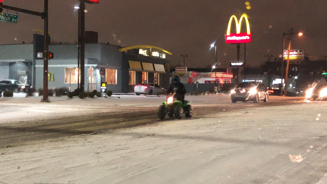 Los conductores de ATV no perdieron la oportunidad de salir a las calles.