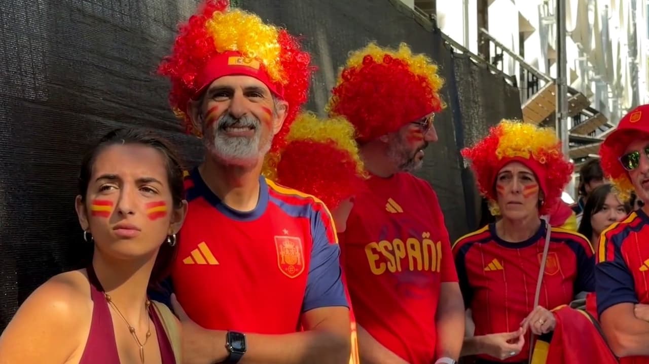 Fiebre del futbol en San Pedro Square: fans celebran triunfo de España y esperan lo que viene