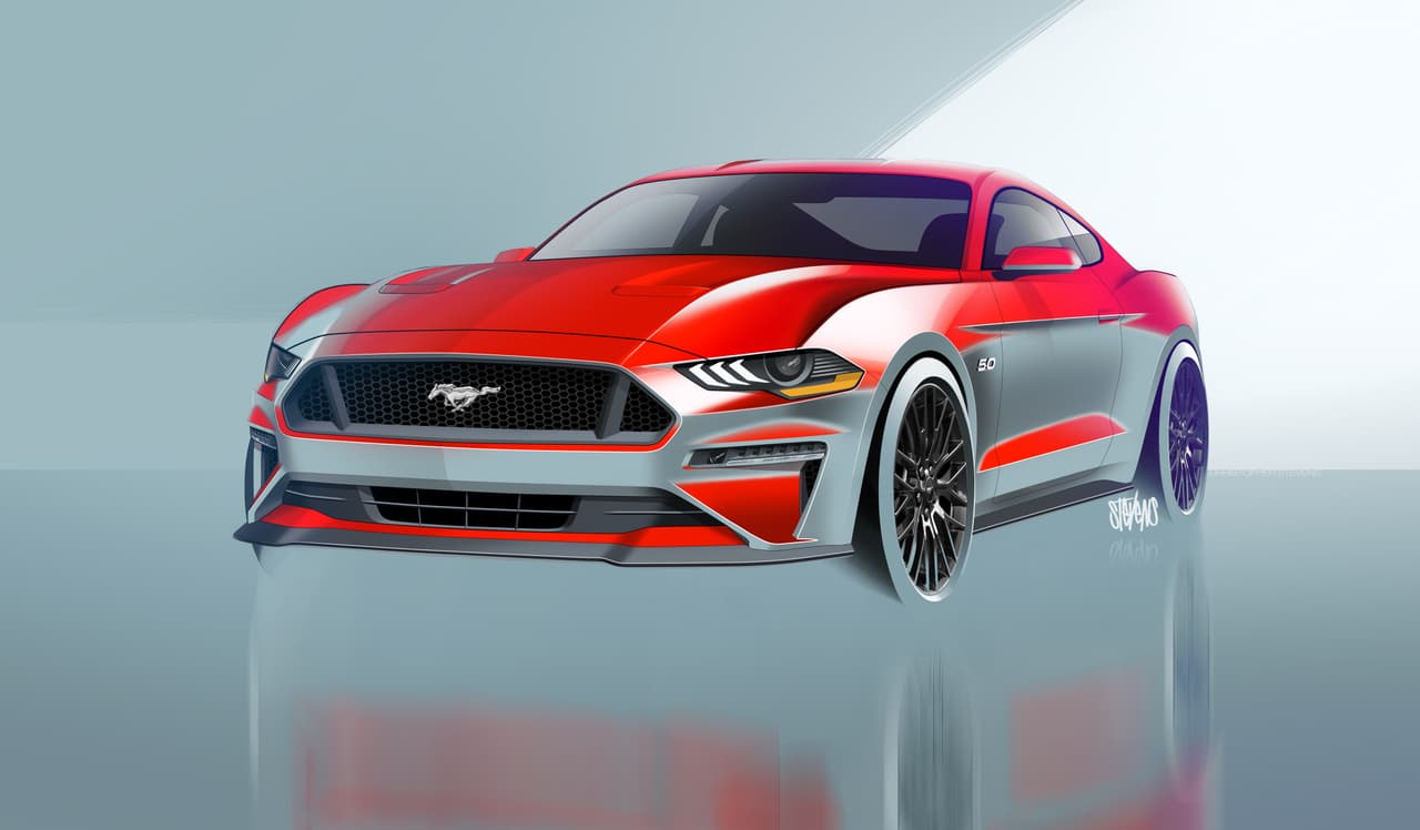 El Mustang 2018 cuenta con nuevos amortiguadores para mayor control, mientras que una nueva articulación de eje transversal en la suspensión trasera le proporciona a una mayor rigidez lateral.