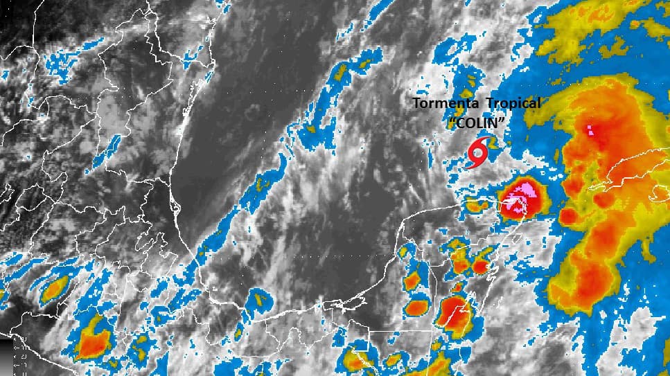 Tormenta Colin se fortalece y deja intensas lluvias en la península de Florida