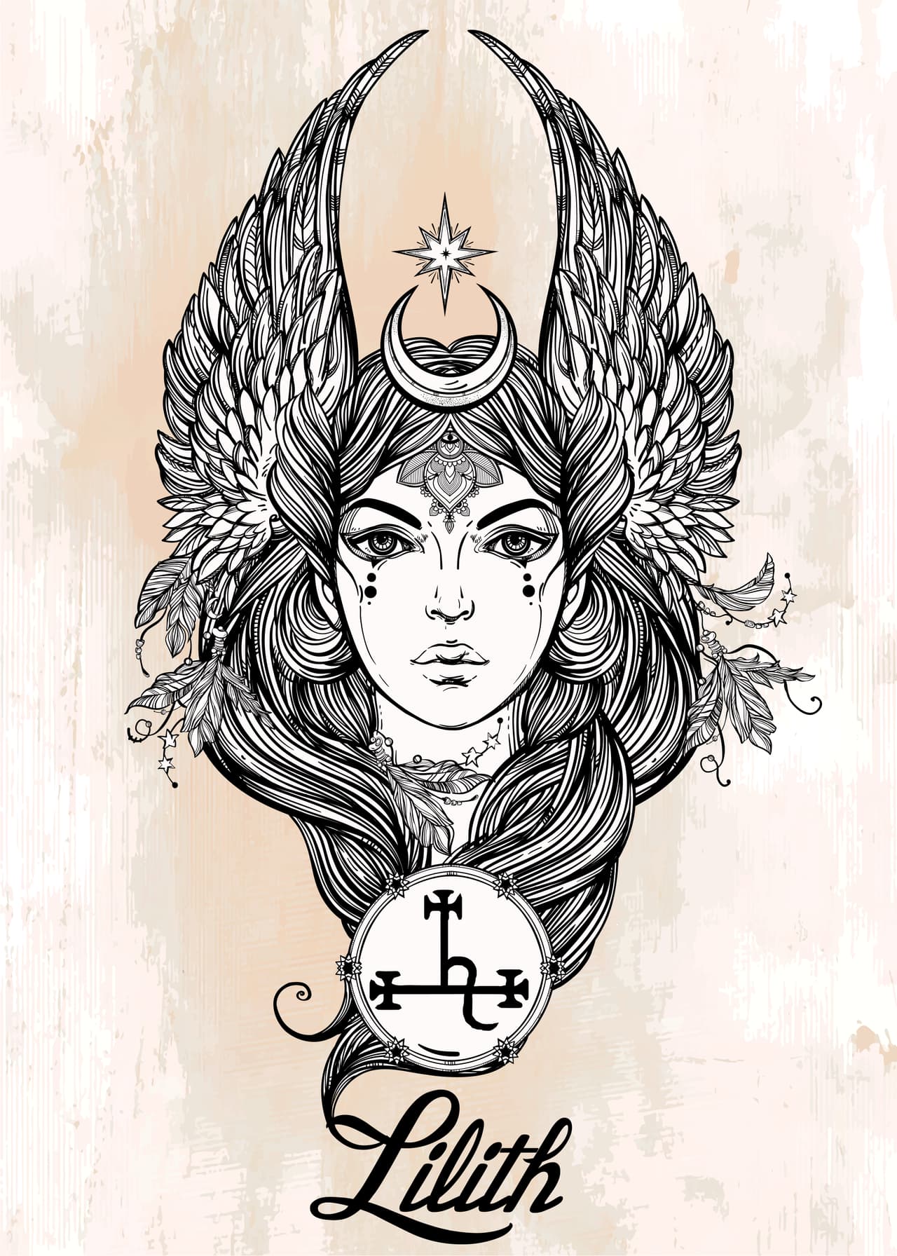 Algunos autores llaman Lilita o Lilith a la Luna Negra (o sea, la Luna en su apogeo, en la parte más lejana a la Tierra) basándose en una antigua leyenda judía que consideraba a la tal Lilith como esposa de Adán, antes de Eva y que se rebeló y se fue del Edén o Paraíso.