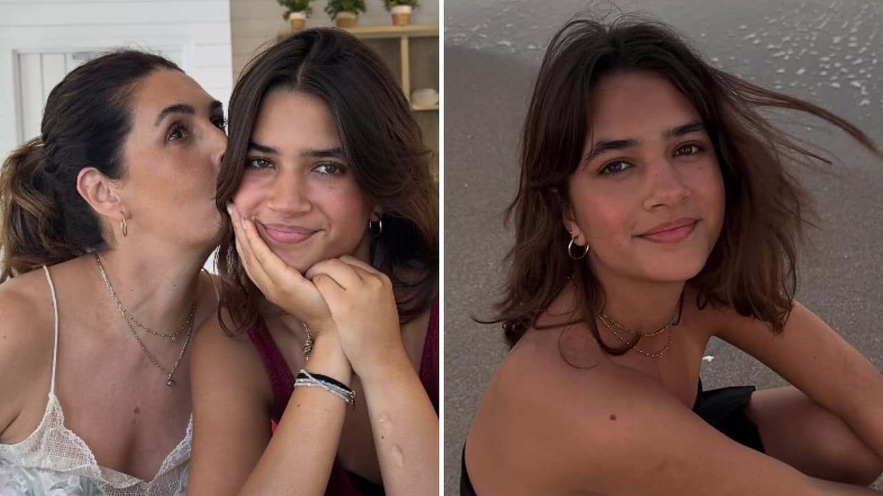 Hija de Eduardo Santamarina y Mayrín Villanueva “ya trae galán” a sus 15 años: su hermana la exhibe