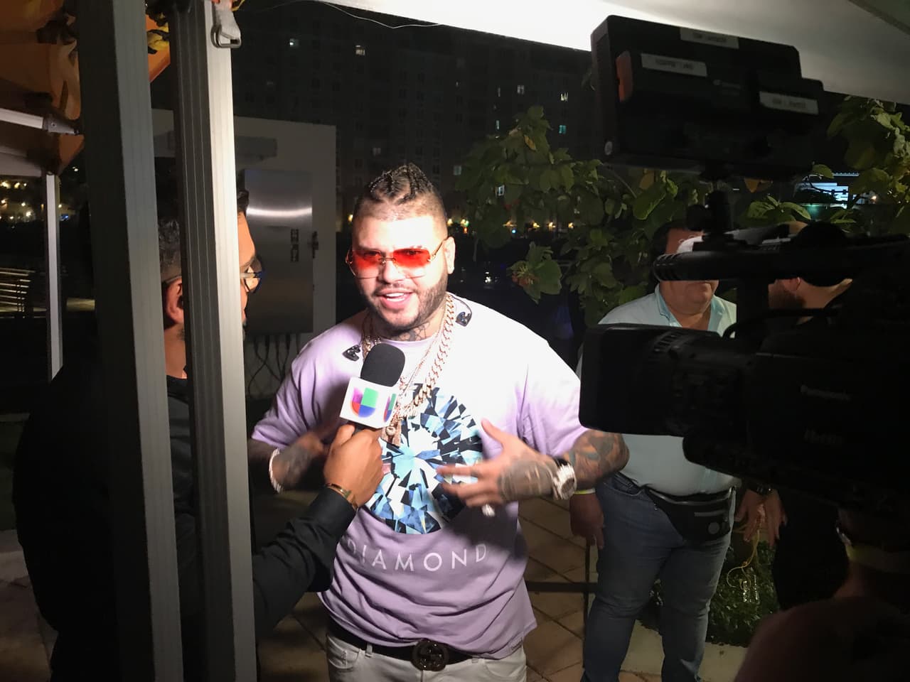 Farruko llegó a última hora para sorpresa de todos.