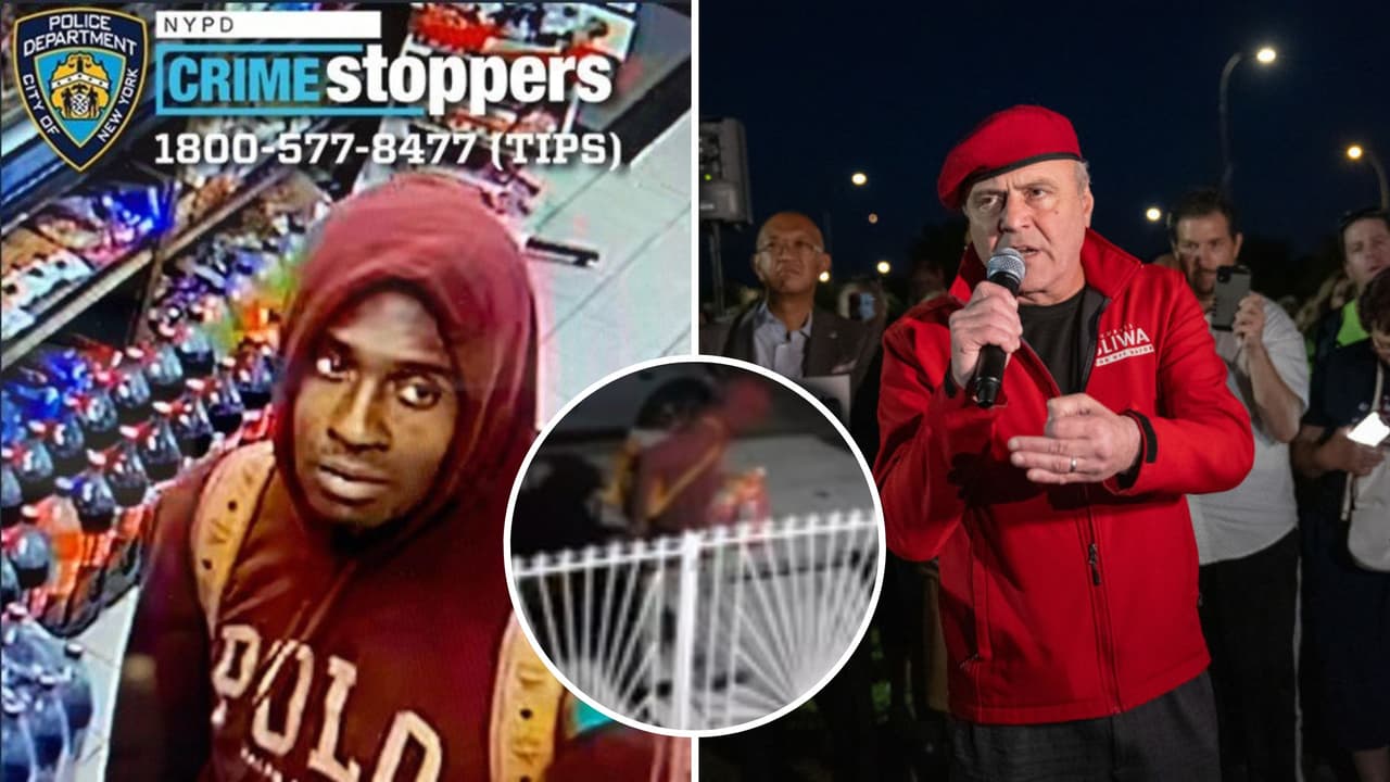 NYPD busca a hombre que quemó a un perro mientras el candidato Sliwa convierte el caso en su bandera