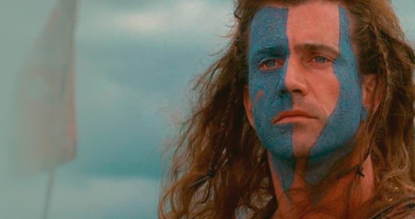 <b>'Corazón Valiente' </b>
<br>Es una historia heróica donde su protagonista, William Wallace, se posiciona como un líder al orquestar una rebelión contra los ingleses.