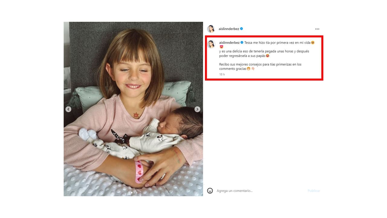 Kailani con su prima Tessa.