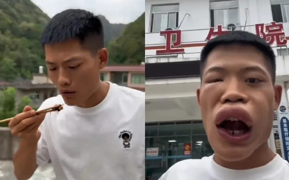 Influencer de China come avispa