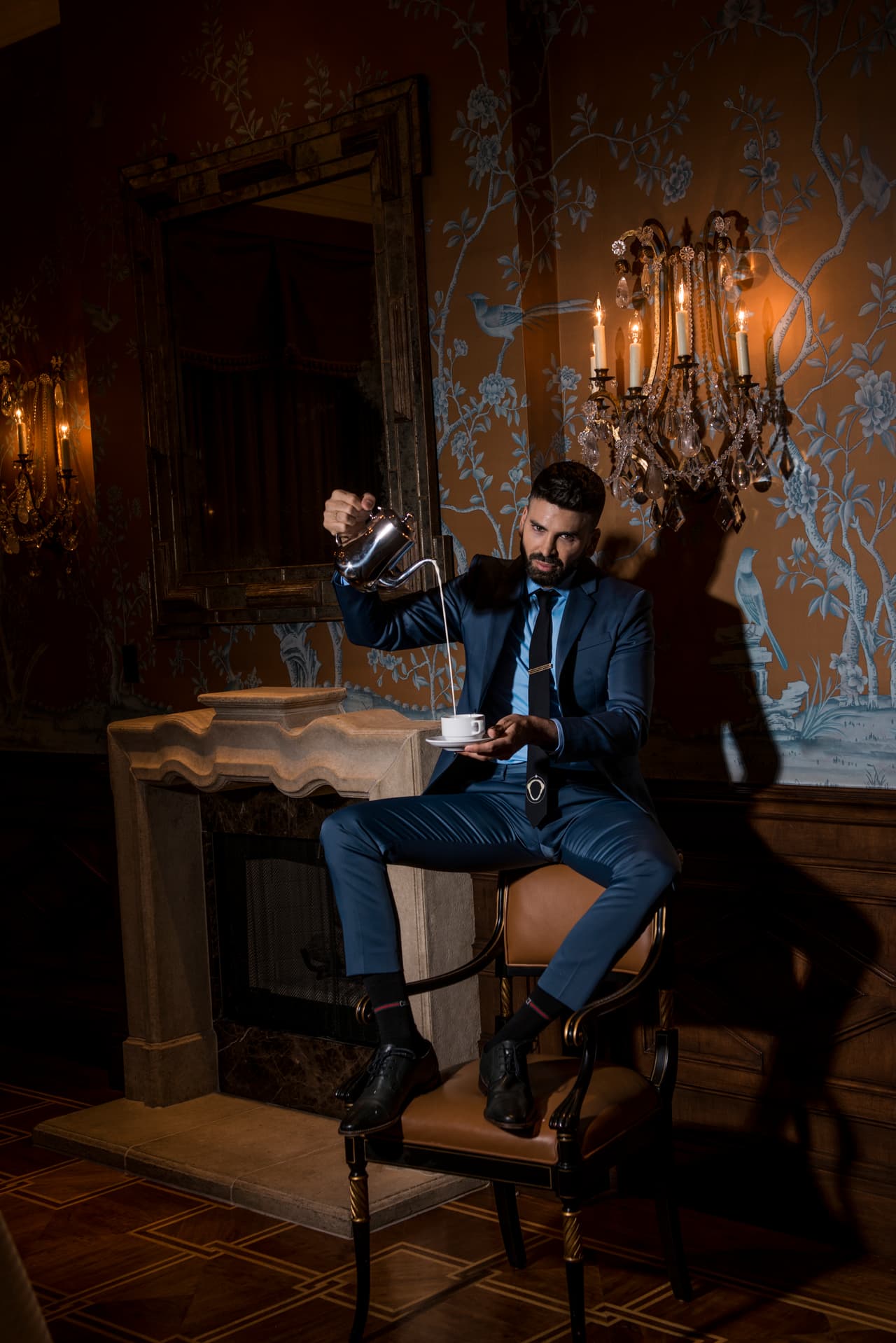 Jomari Goyso. Juez. Nuestra Belleza Latina. Sesión fotográfica jueces y conductores en Las Vegas.