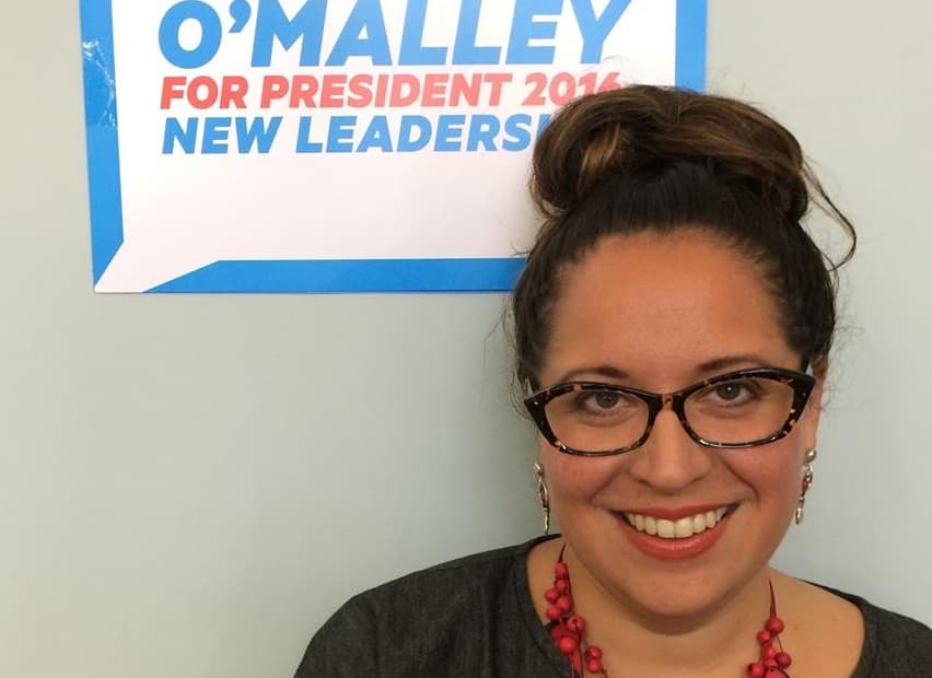 La latina que trata de que despegue la campaña de Martin O'Malley