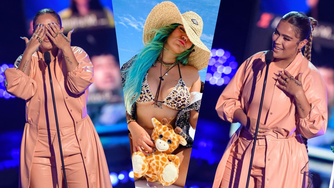 Luego de que los fanáticos notaran la ’barriga’ de la cantante y algunas publicaciones de ecografías, Karol G volvió a ser el motivo de un escandaloso rumor. Claramente todo se quedó en especulaciones porque la interprete de ’Secreto’ confirmó que no estaba embarazada, que no sufre de hipotiroidismo y que padece de un desorden hormonal.