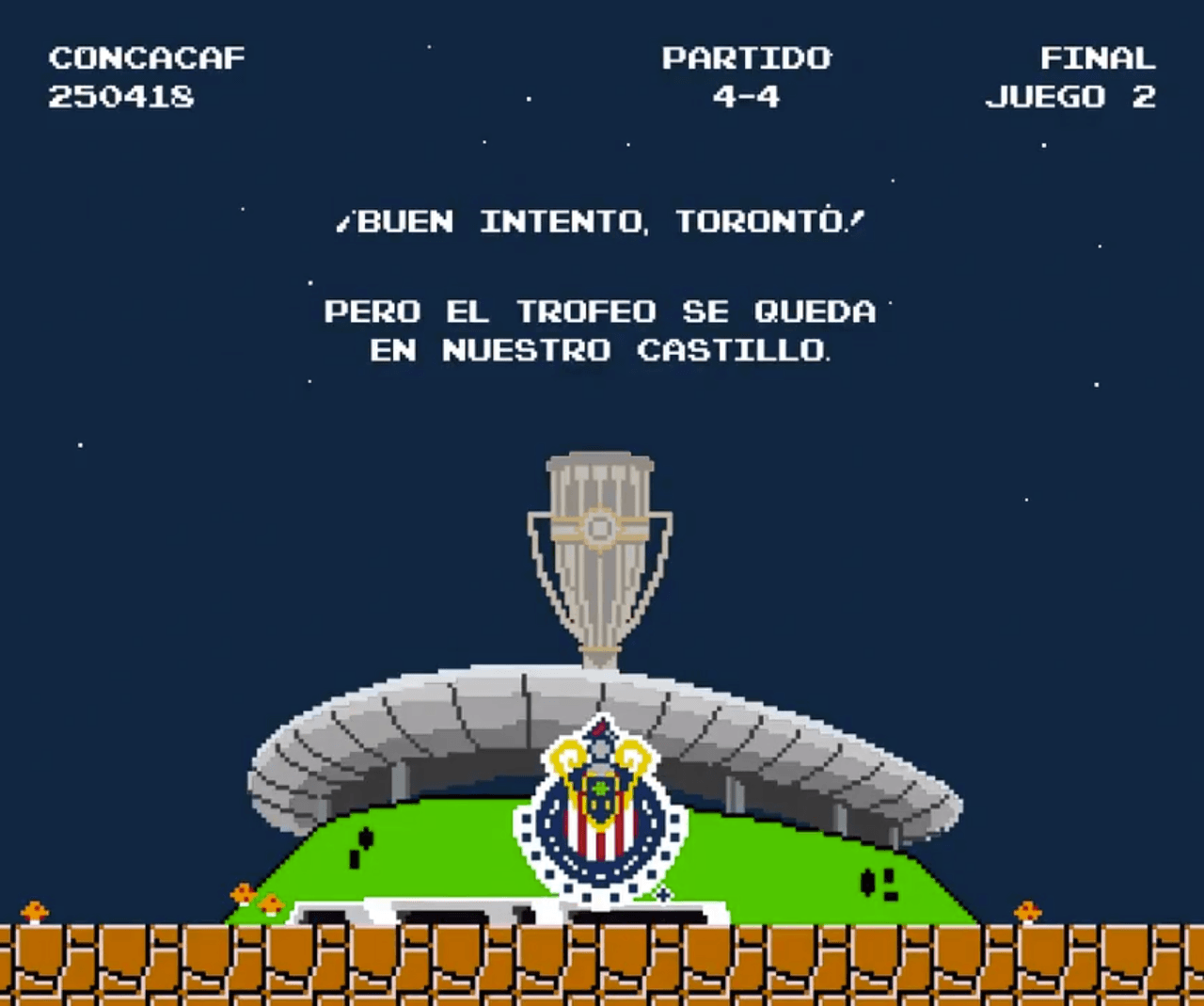 La cuenta de Twitter @Chivas trolea a Toronto FC.