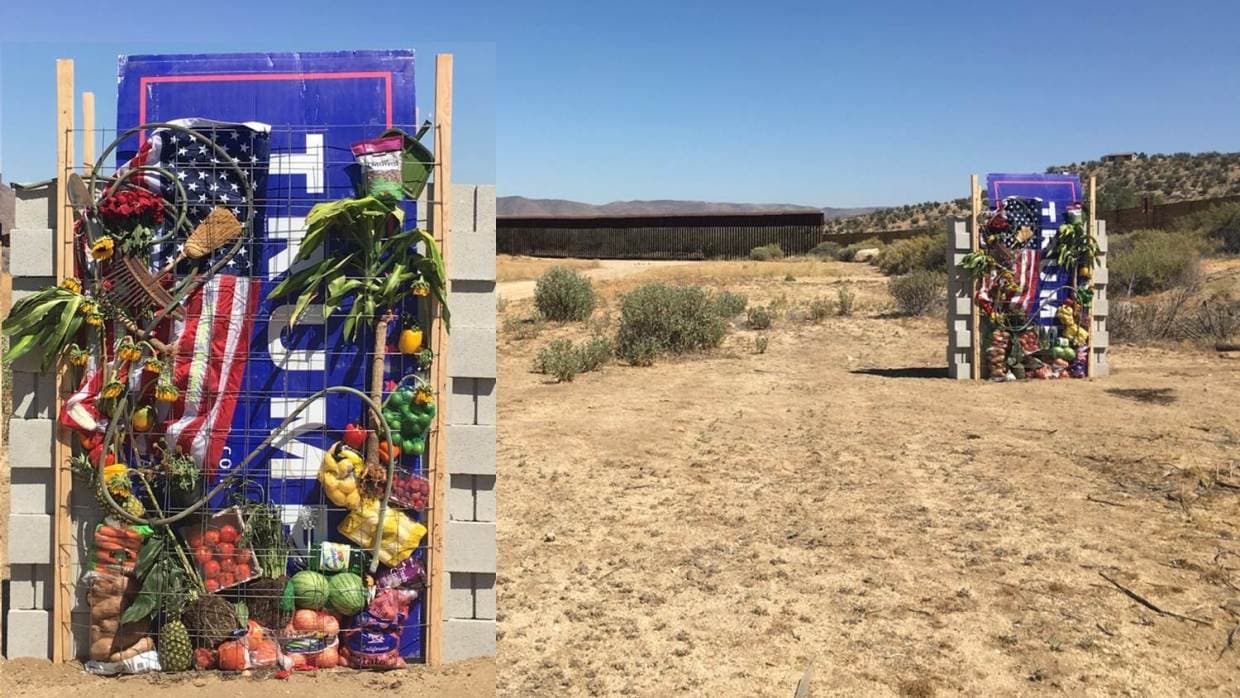 California gets a ‘border wall’ bearing Trump’s name