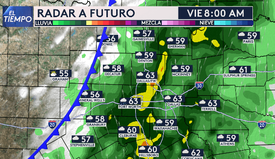 Dos frentes fríos pasarán sobre el norte de Texas este fin de semana 