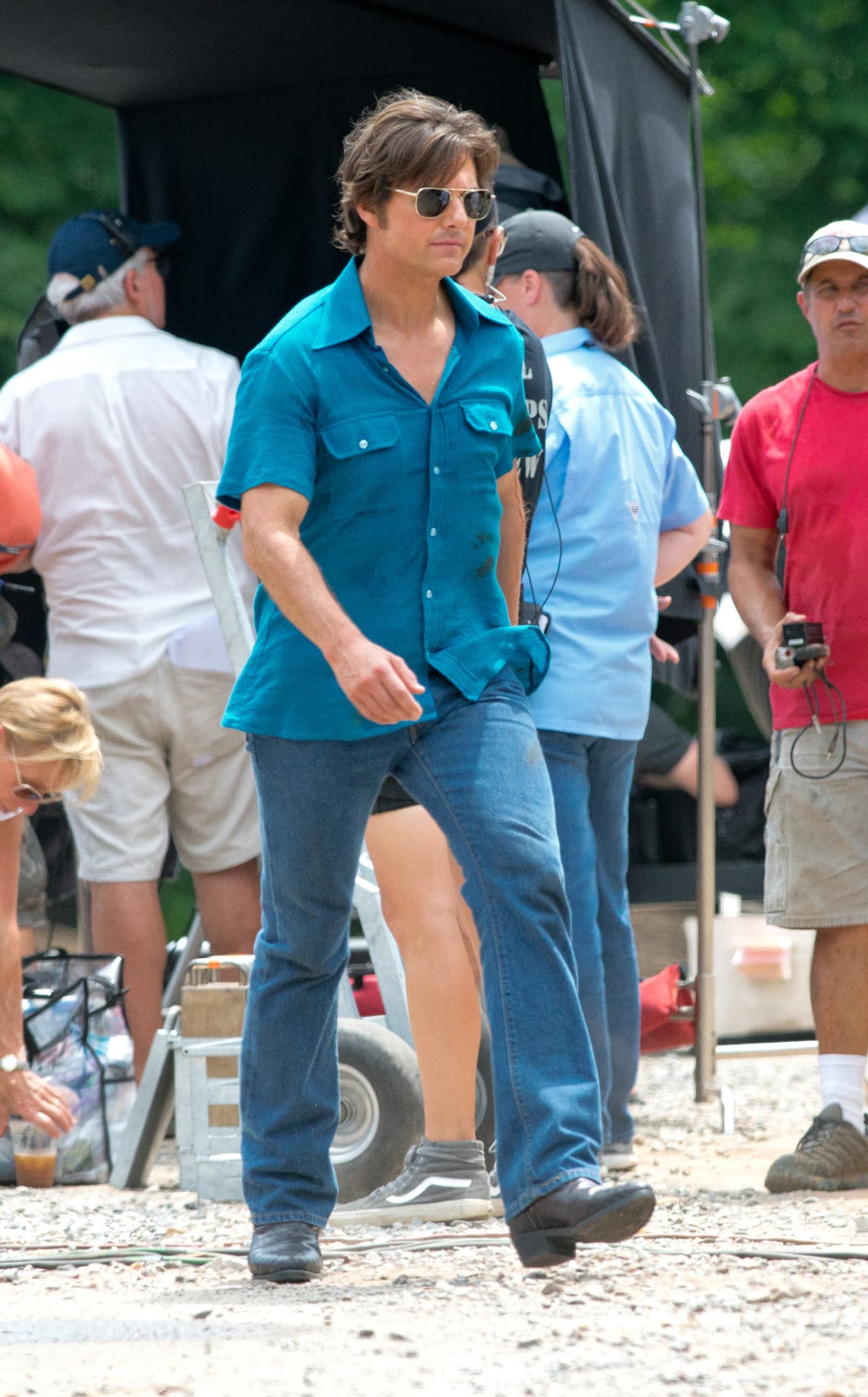 Mira más fotos de Tom Cruise filmando "Mena".