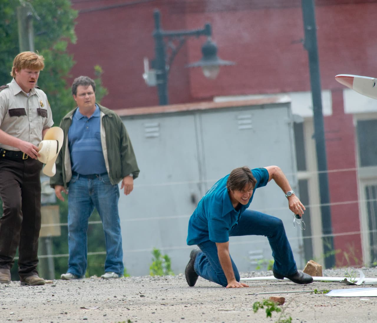 Así filmó escenas de acción en Atlanta.