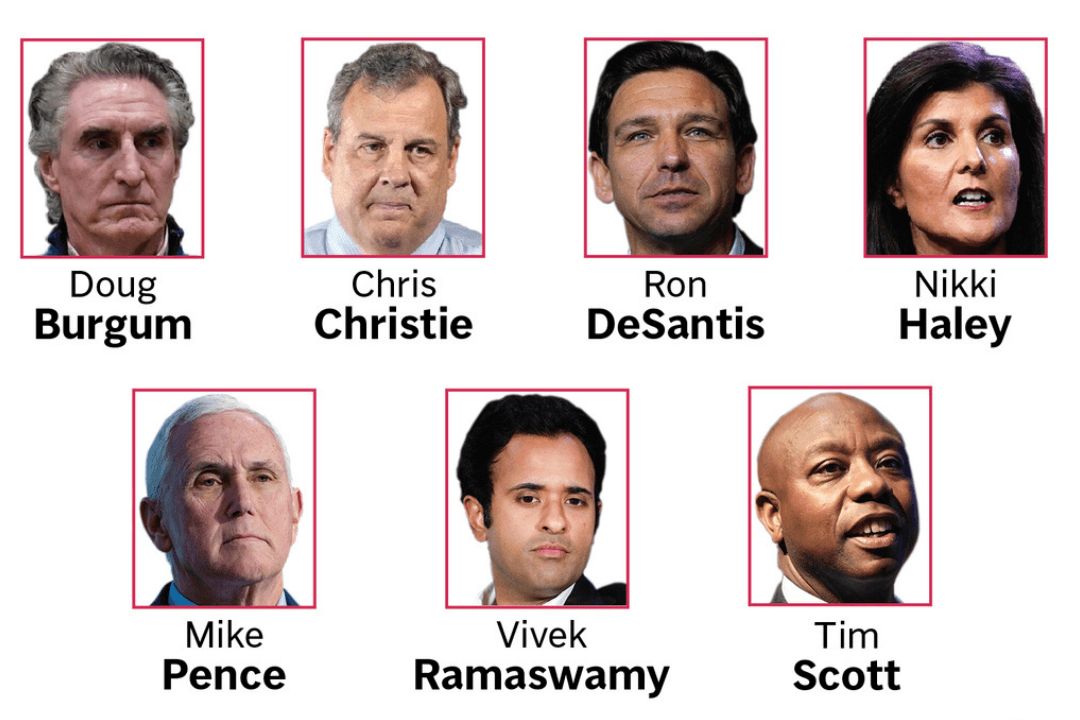 Segundo debate republicano 2023: estos son los precandidatos que quieren robarle votos al ausente Trump en Simi Valley