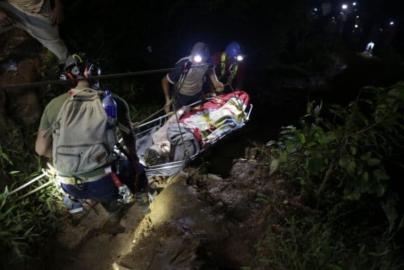 El Gobierno de Nicaragua fijó en 27 los mineros atrapados con base en reportes de sus familiares.