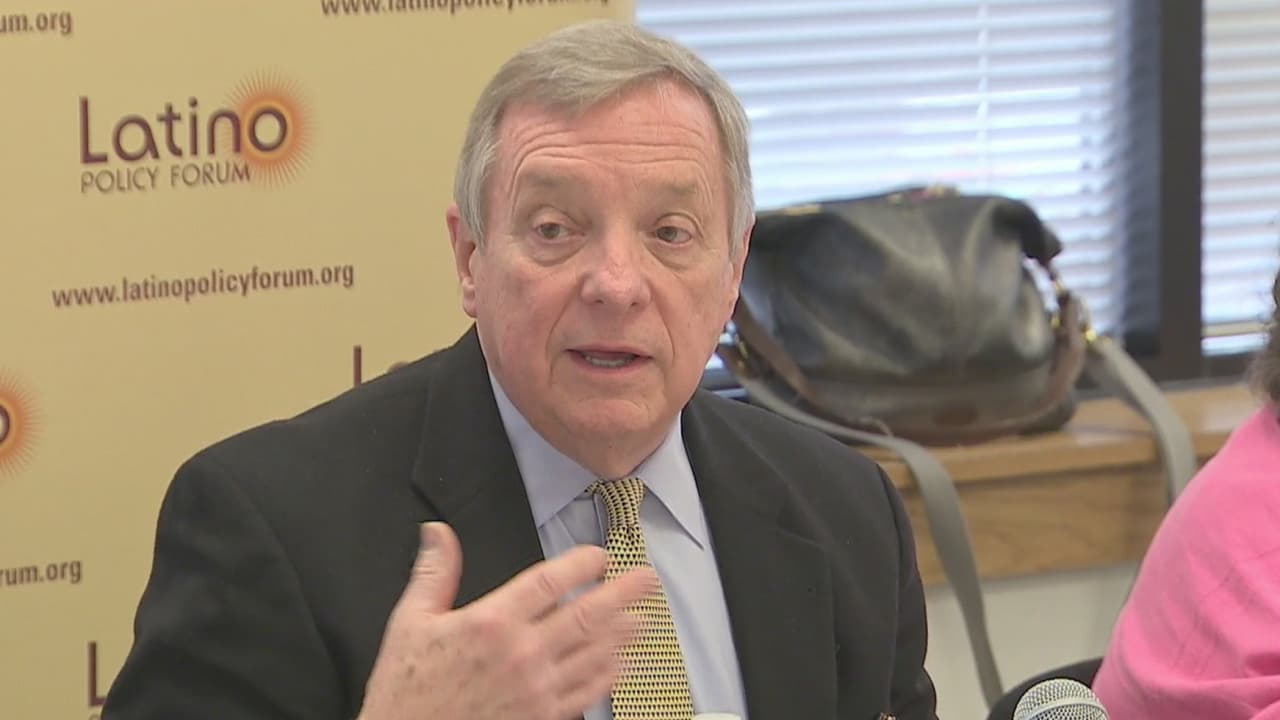 Senador Dick Durbin responsabilizó a Trump por la crisis de DACA