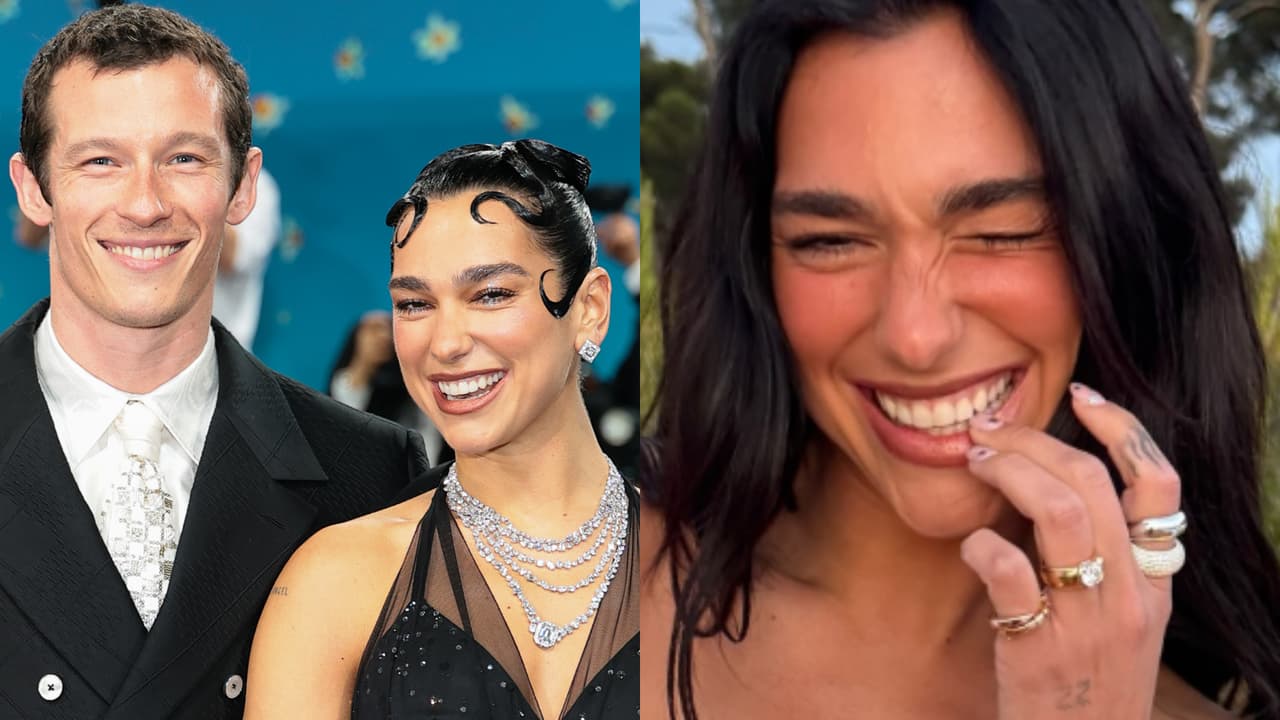 Dua Lipa confirma su compromiso con Callum Turner: da detalles de su lujoso anillo de diamantes