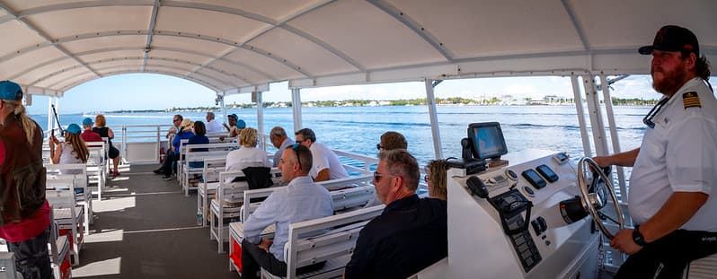 Para garantizar la seguridad de los pasajeros, el ferry operará si el clima lo permite.