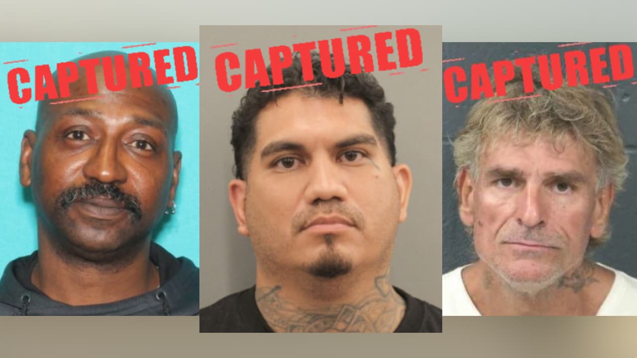 Capturan a tres fugitivos de la lista de los más buscados de Texas: uno de ellos es un pandillero de Houston  